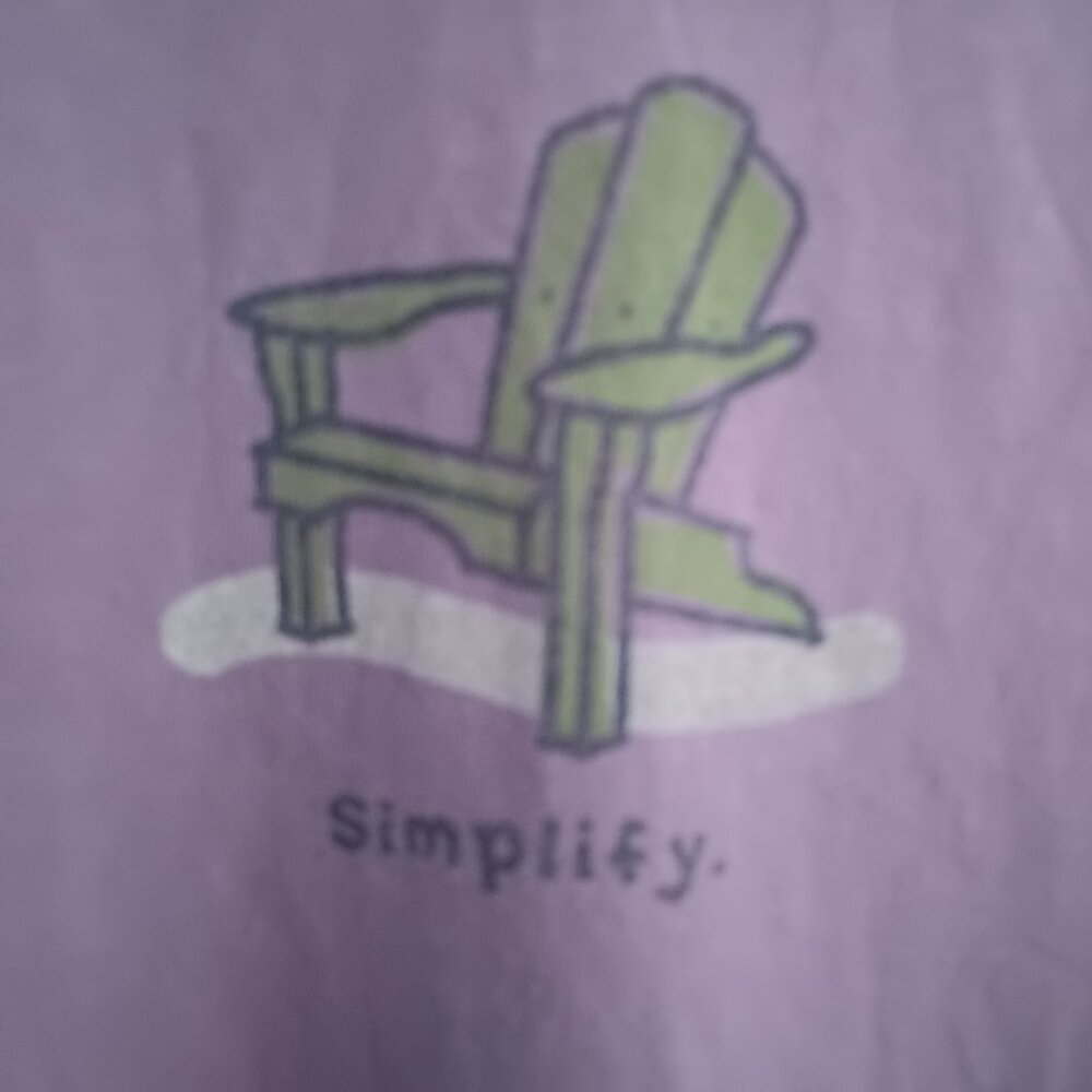 Life is Good XXL tshirt "Simplify"